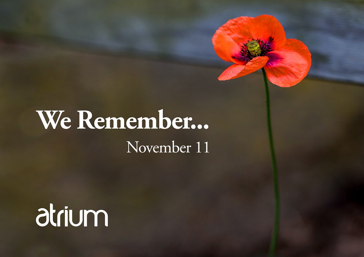Today, we give pause to remember and honour the lives of all the men and women who have given their lives fighting for peace and freedom

#RemembranceDay #LestWeForget #Poppy
