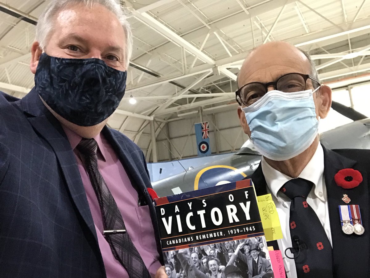 Excited to hear from journalist/historian Ted Barrie at today’s Remembrance Day ceremony. #LestWeForget #cwhm #CHCH