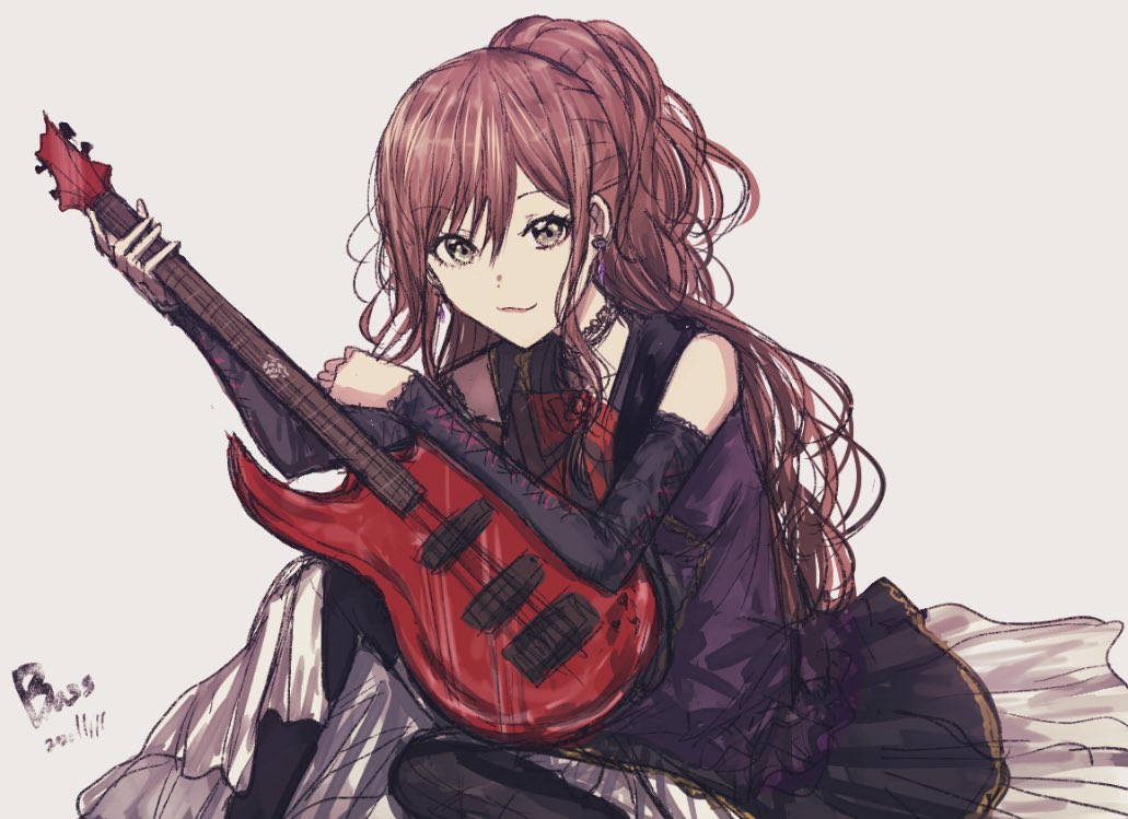 ベーシスト今井さんの日 ベースの日 らい公のイラスト