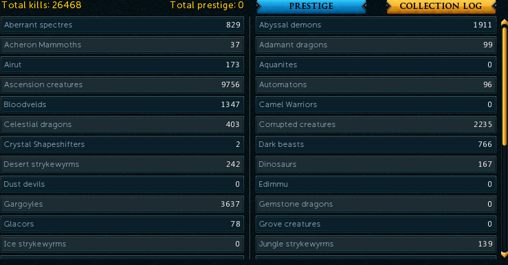 Whispersback1's tweet photo. @RuneScape When you complete an ascension bow in 9700 ascension kills on an ironman :). https://t.co/NH2geZcNCx