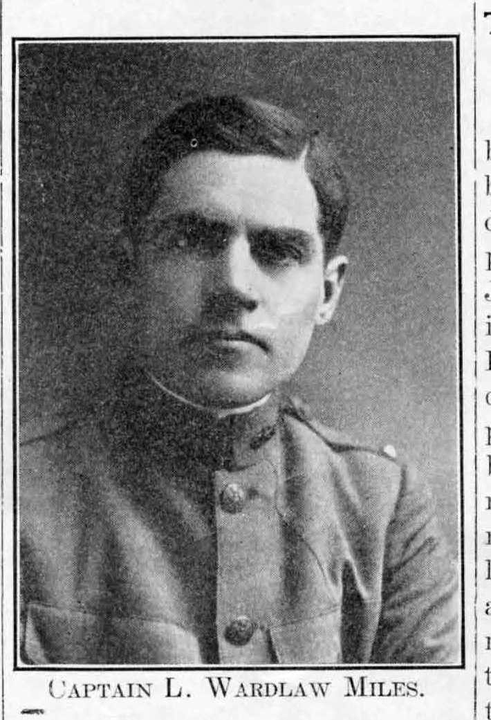 GilmanArchives's tweet photo. On 9-14-1918, future Gilman Headmaster Captain Wardlaw Miles led his company in a hazardous attack on a trench position near the Aisne Canal. Although badly injured by machine-gun, he continued to lead his troops. Miles survived and was awarded the Congressional Medal of Honor. https://t.co/JpvVIFHhtU