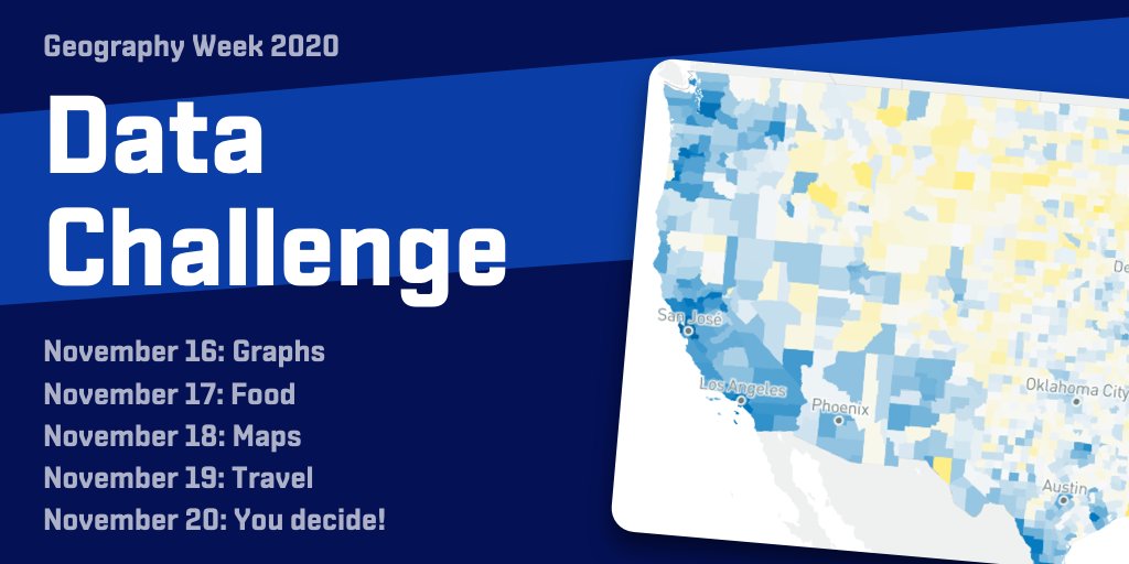 SafeGraph's tweet photo. Our favorite holiday is next week - GIS Day! 🌎 To celebrate, we've developed a 5 day geospatial data challenge. Download a free data sample with code GISDAY, create a visualization aligning to the daily topic, and tag us to participate!
https://t.co/72rbrtpsCX https://t.co/iUTSE5YhWw