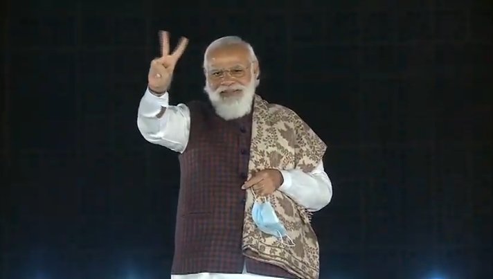 PM Narendra Modi, while addressing BJP workers at headquarter in Delhi, addressed NDA workers for success in Bihar Assembly elections 2020. 