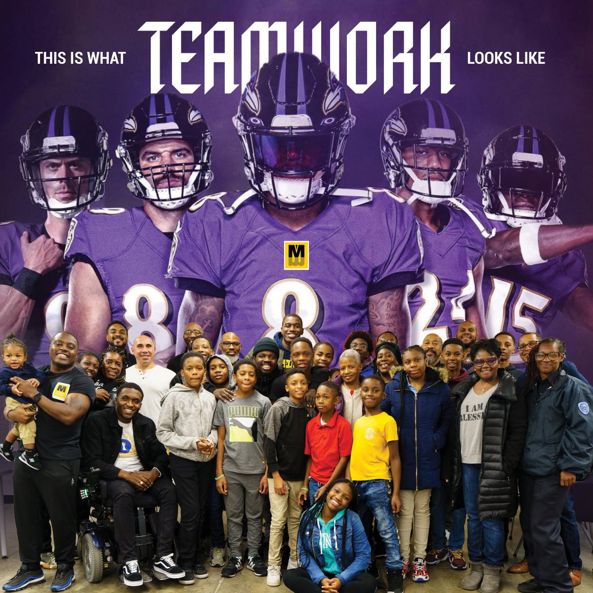 MayoAlphonso's tweet photo. We at Mentoring Mentors are proud to stand behind #RavenNation @Ravens and support our heroes in football pads. Their job is to win on the field, and our job is to teach youth how to win at the game called life. 
#NeverGetComfotable 
#PlayLikeARaven #MentorLikeMentoringMentors https://t.co/RRCe68DFMH