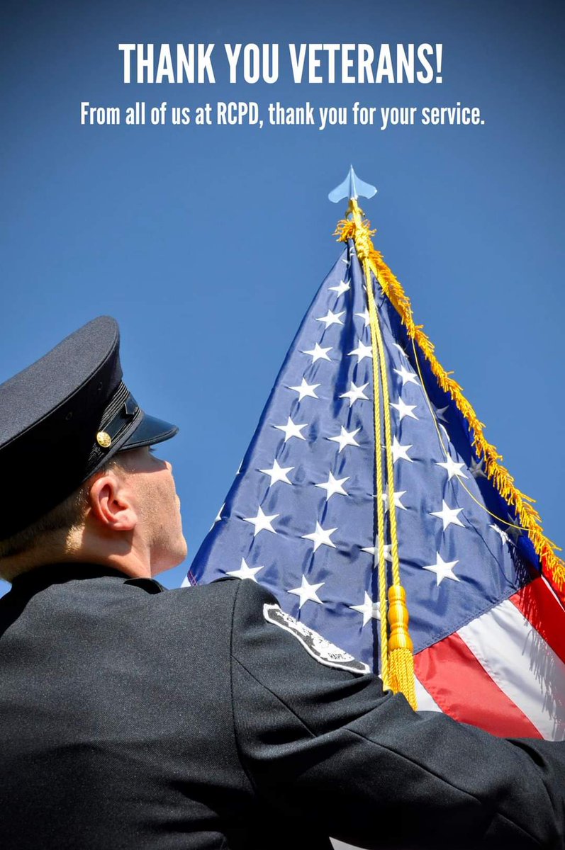 RapidCityPD's tweet image. Today is a day set aside to recognize and honor the countless sacrifices our nation's veterans have made to ensure our country's safety and security.

To those who have served, a heartfelt Thank You from the men and women of the RCPD!