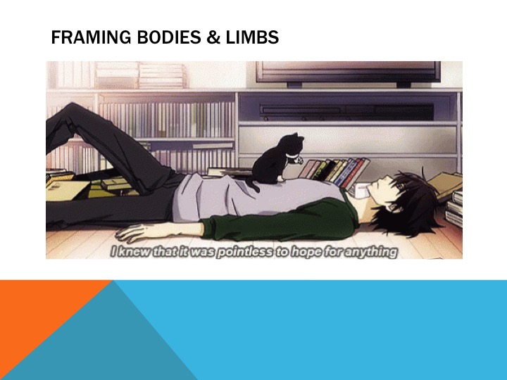 how we framed limbs. there is a youthfulness captured when bodies are framed this way. i can grab shots from the series that practically replicate these but im tinatamad now. note the pet and note the way the upshirt slightly exposes skin
