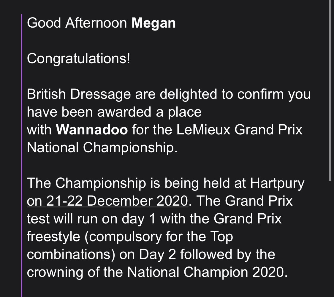 Megan Ingham Dressage tweet media