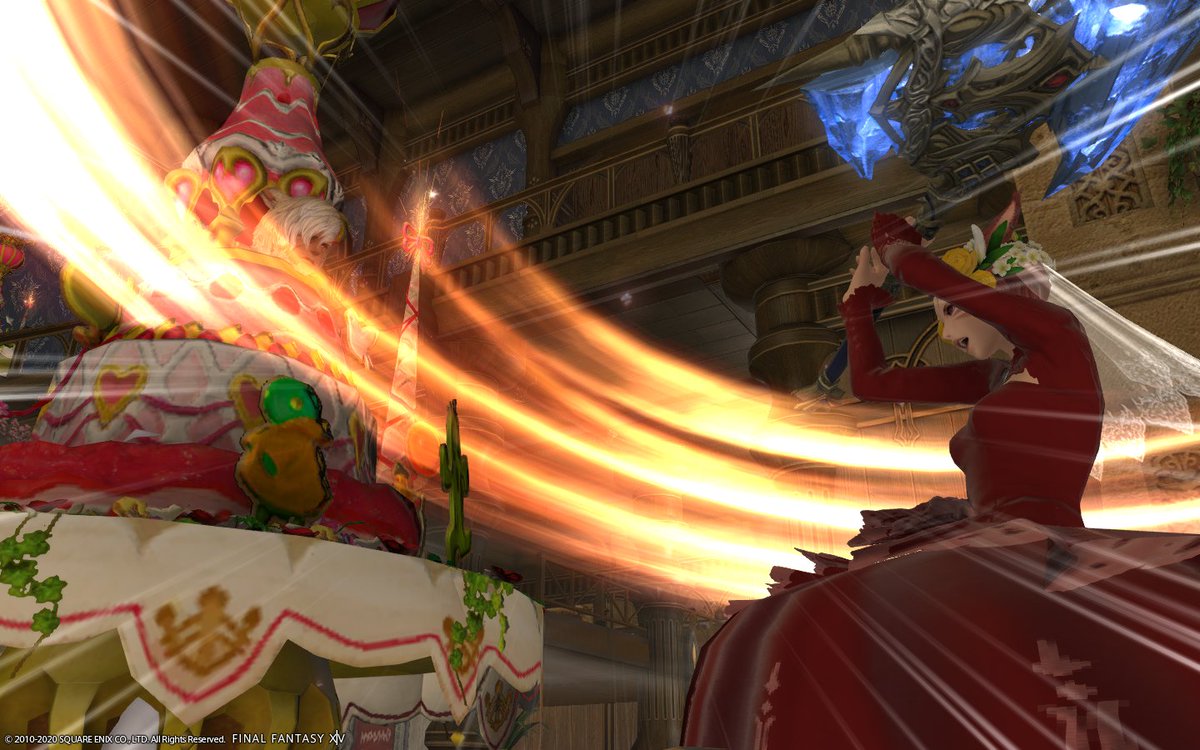 FF14_Laqi's tweet photo. 2020/11/11 #ffxiv #ff14 #FF14SS #ffxivsnaps #GPOSERS 
Y'Kalakaya Laqi @FF14_Laqi Rock Aine @RockAine1
エタバン2周年 ��ニバーサリーセレモニー
「ケーキカットのォオオ時間でぇええす！！！」 https://t.co/n88ZSildAx