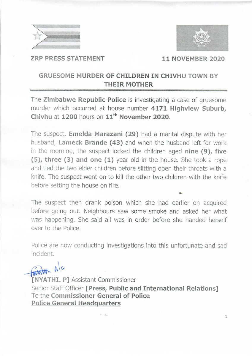 PoliceZimbabwe's tweet photo. https://t.co/C7LfZaRJcS