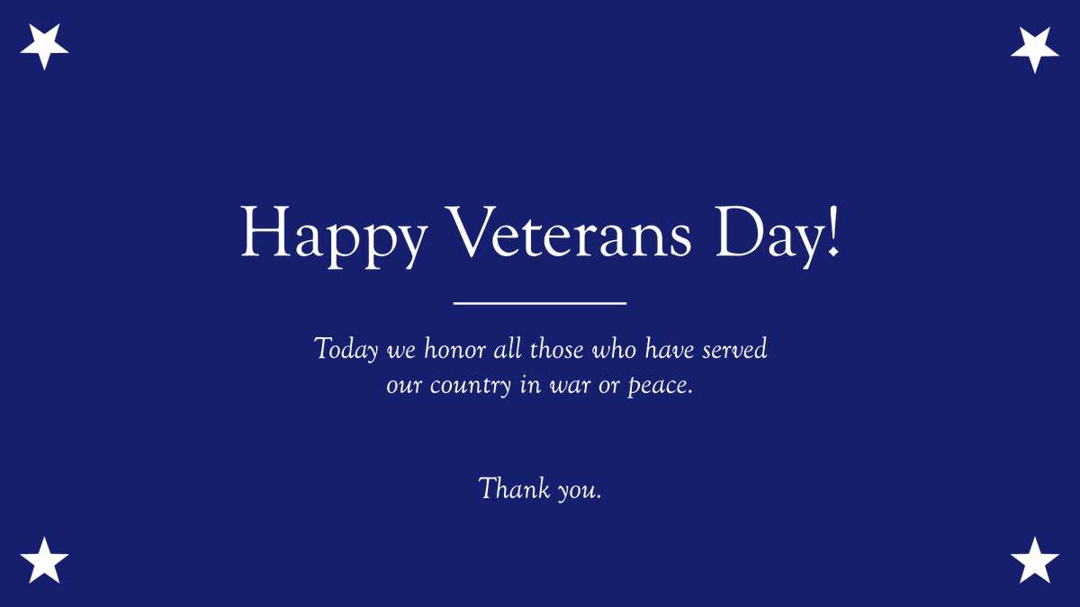 TheKingsCollege's tweet photo. Happy #VeteransDay! Today we honor those who have served our country in war or peace. Thank you. https://t.co/t4Y3cMG5nI