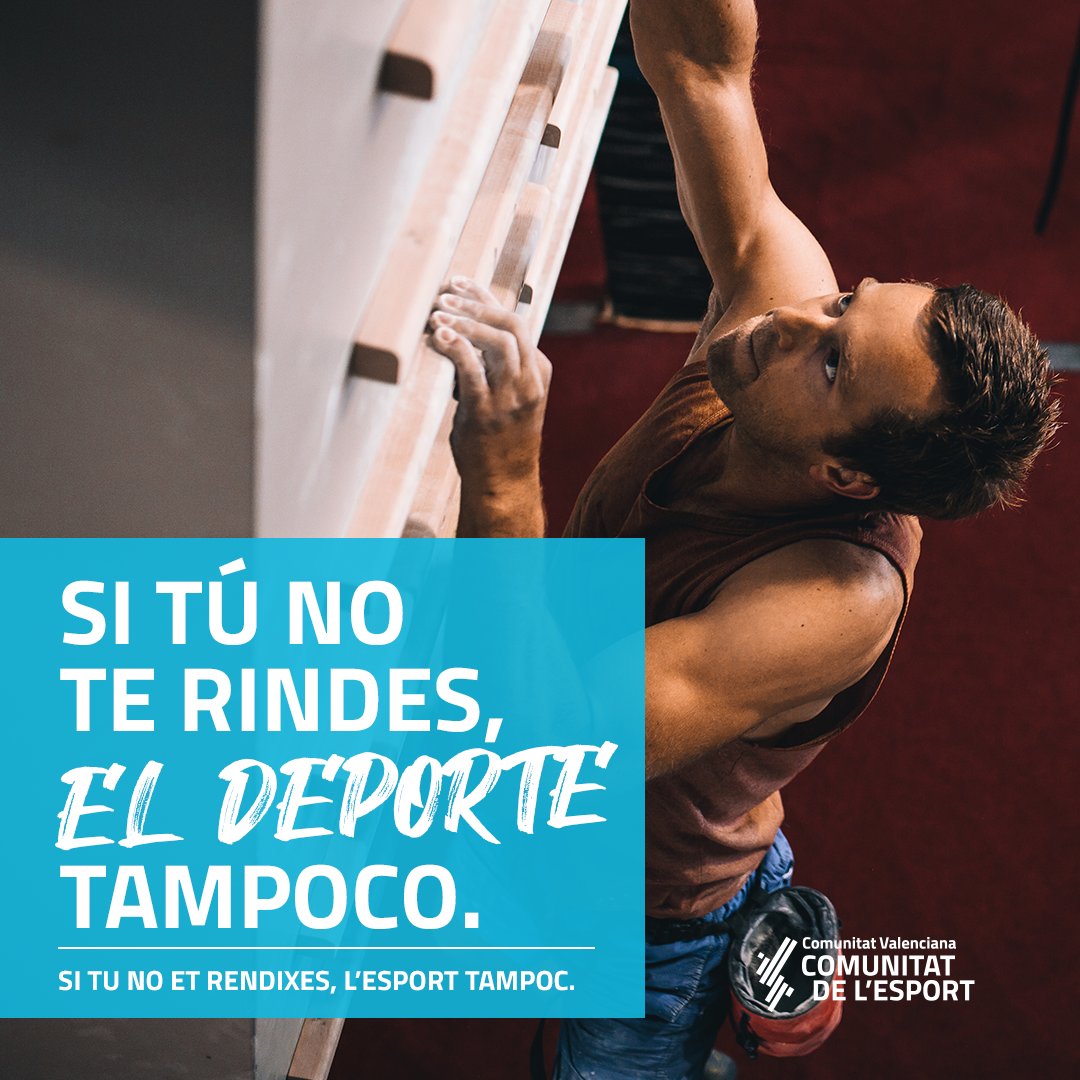#ElDeporteNoSeRinde

📈 "El porcentaje total de brotes asociados a la actividad deportiva es solo del 0,28% del total de España" - <a href="/sanidadgob/">Ministerio de Sanidad</a>

👉  Desde la Comunitat de l’Esport reivindicamos los centros deportivos y gimnasios como espacios seguros y con riesgo muy bajo.