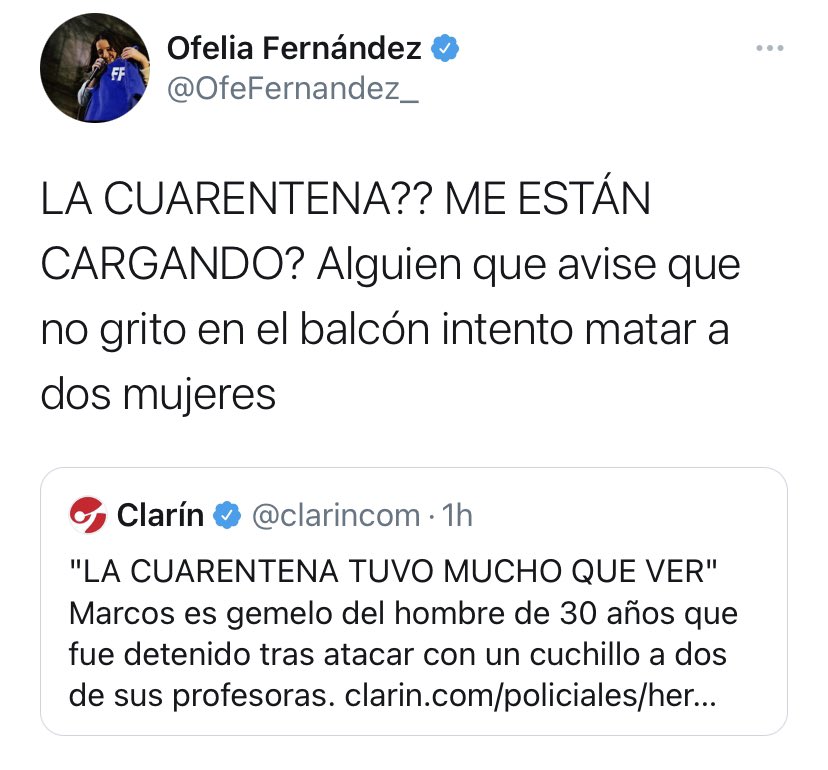 OfeFernandez_'s tweet photo. Ah parece que ahora acuchillar mujeres es una cuestión de necesidad psicológica... que gente horrible https://t.co/IPqg6ZNCaF