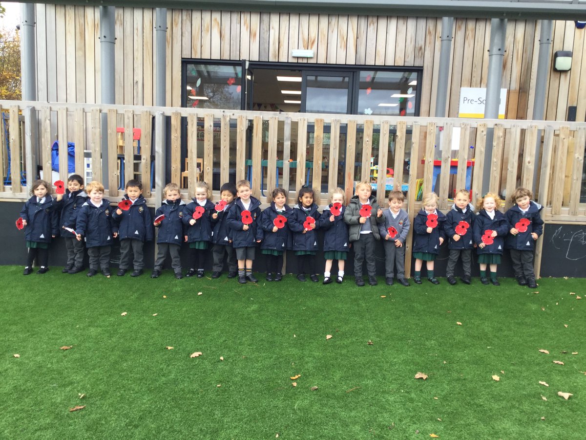 Pre-School made poppies for #RemembranceDay