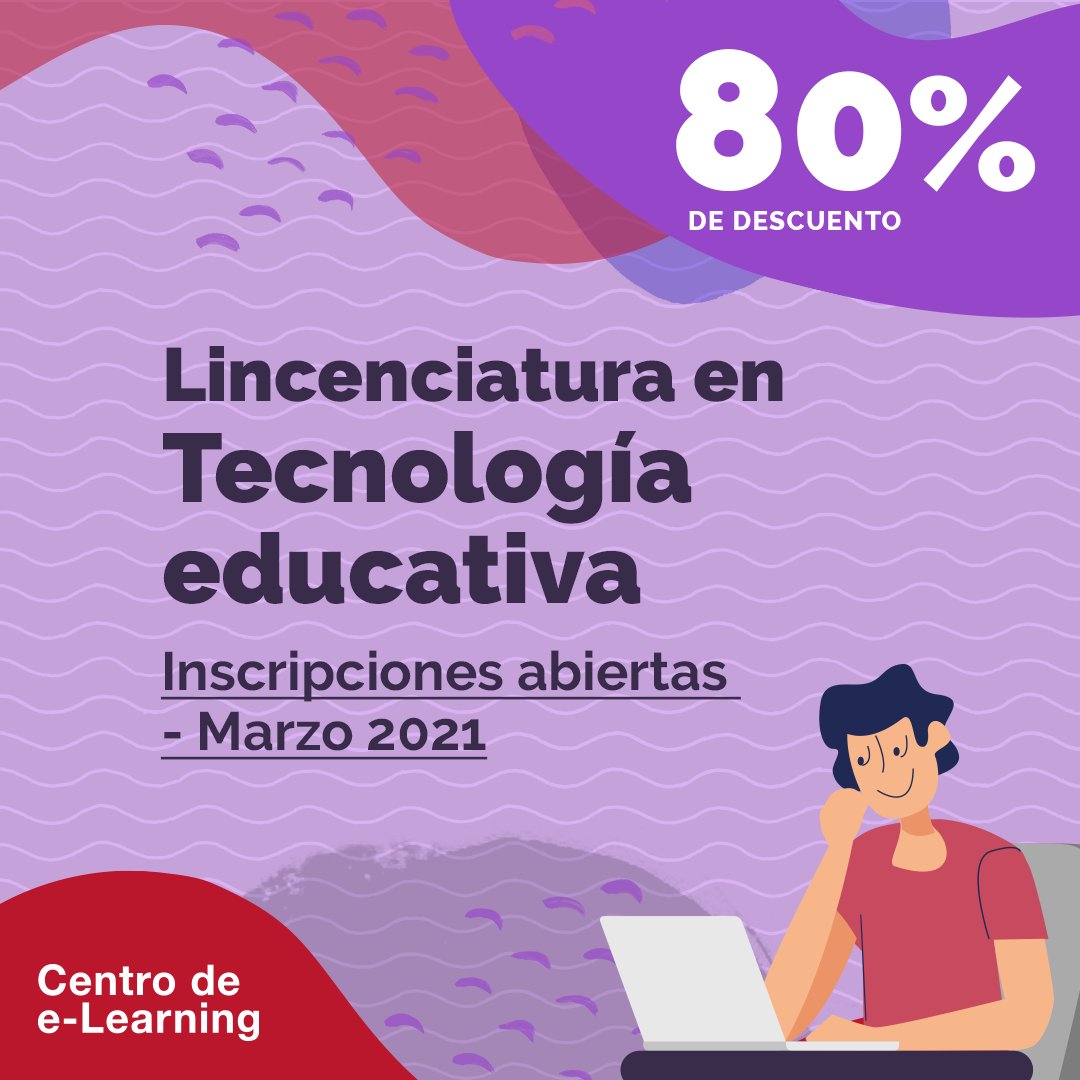 tec_educativas's tweet photo. ¡INSCRIPCIONES ABIERTAS PARA MARZO 2021!

📅 08/03/21
🚀 80% de descuento en el valor de la matrícula
💻 Solicitá tu admisión y cargá la documentación requerida
📚 Modalidad a distancia, ¡estudiá desde tu casa!

Más información https://t.co/PLEU97qmMr https://t.co/s3dgSTqKnl