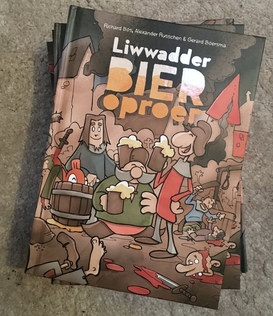Liwwadder bieroproer is klaar! #bieroproer #boekenlezen #comics #Leeuwarden #058