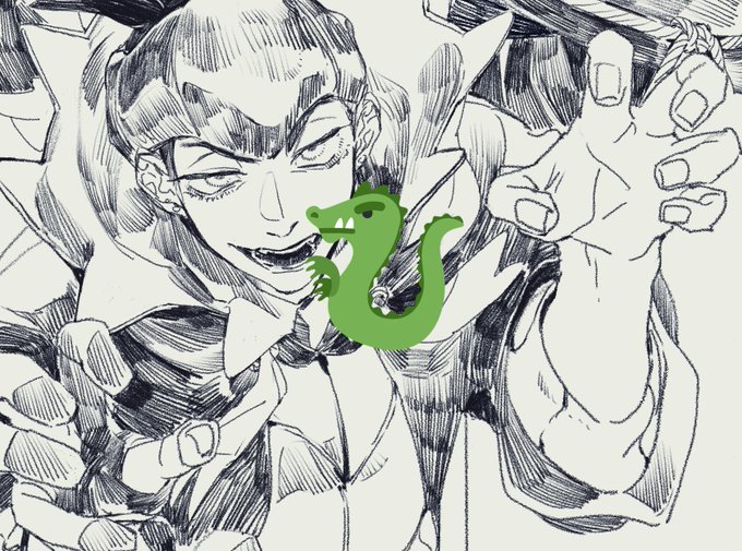キバナさんは見切れてる手も描いてた 