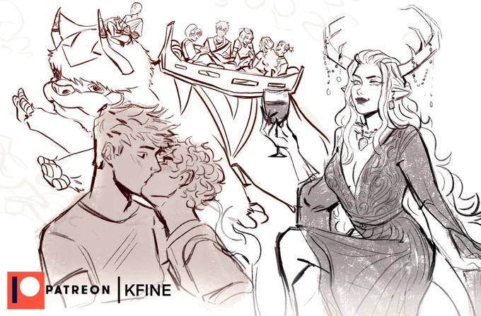 If you like my art and wanna help support me I post sketches and wips on patreon for just $2 it helps me out so much ?
https://t.co/G7QrkWffmm 