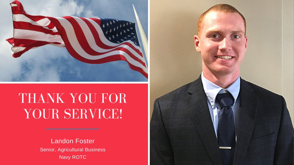 iastate_cals's tweet photo. In honor of #VeteransDay, we want to lift up one of our CALS ROTC members, Landon Foster, senior in ag business: https://t.co/AgSX5rbUo6
Thanks to all #ISUCALS alumni, friends, faculty, staff & students who currently serve or have served in our nation's armed forces!
#CALSproud https://t.co/CH9RU81Prt