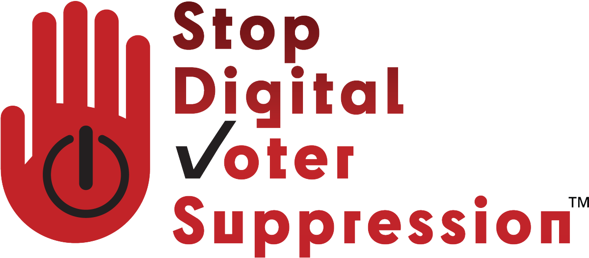 And lastly, join us in our work on Stopping Digital Voter Suppression. Our fight isn't over. We see digital voter suppression content every single day and we work to counter it. it has been a part of our American political culture.  http://StopDigitalVoterSuppression.net&nbsp;