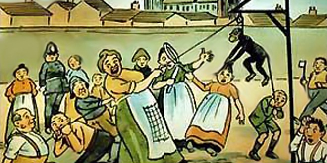 In this week's episode, we discuss the funny (and kinda sad) practice of animal trials. Listen now - linktr.ee/yeoldecrime
1. Wild pigs attacking children
2. A pig dressed as a person at the gallows
3. A pig being tried
4. The poor Hartlepool monkey