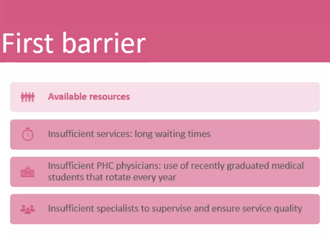  @Ginamiguel sharing her PhD study on the reasons why some people in rural Mexico do not seek help from mental health services