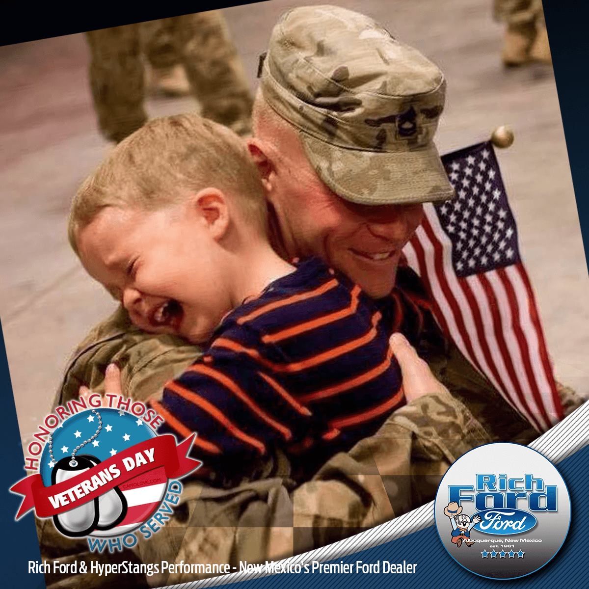 RichFordABQ's tweet photo. Happy Veterans Day, to all those who have served our great nation!! https://t.co/fVtpqEA9ph