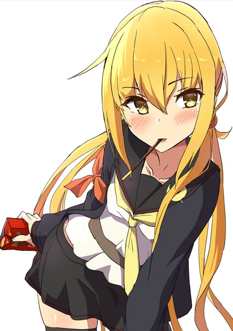 ポッキーゲームがしたい皐月ちゃん 