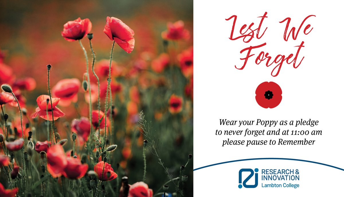 Please take a moment today to honour and remember all of the brave men and women who have served and sacrificed for our freedom #CanadaRemembers