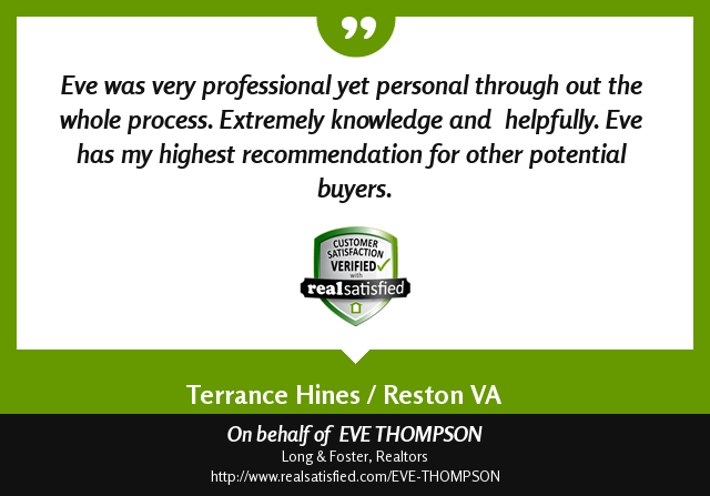 I’m not sure I could be more delighted by a recommendation. realsatisfied.com/EVE-THOMPSON via <a href="/realsatisfied/">RealSatisfied</a>