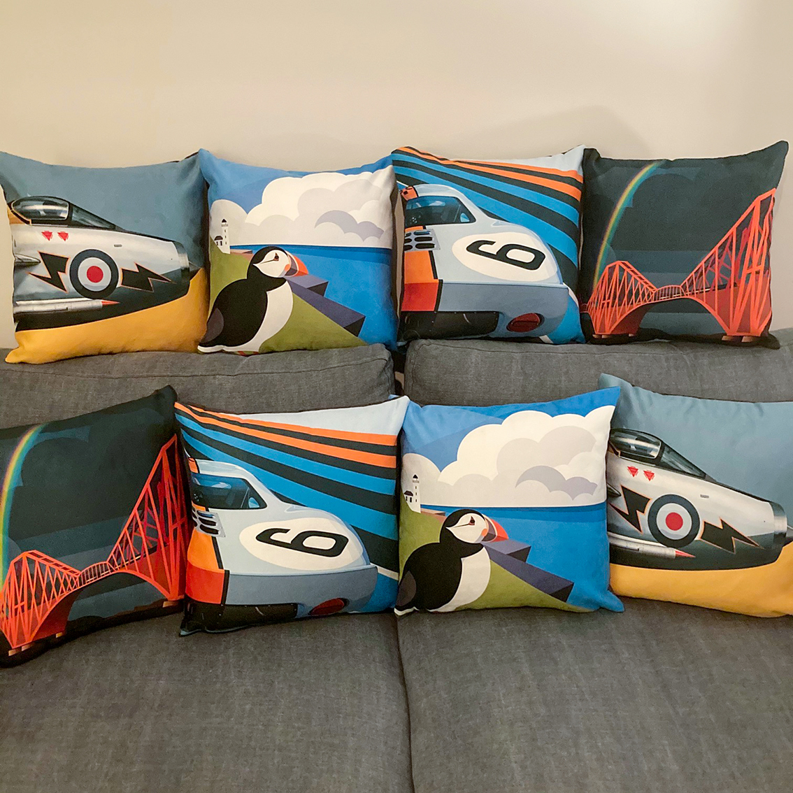 Excited to have received delivery of our #handmade super-soft vegan-suede #cushions based on our original #posters. Many have already been posted out to customers, and some are still available from postercreative.co.uk/product-catego…
#madeinscotland #originalart #uniquegifts #giftideas