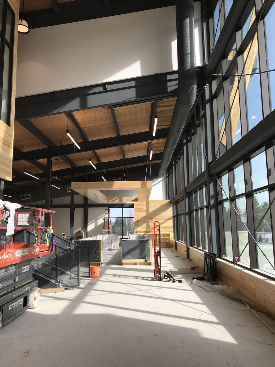HossackAssoc's tweet photo. The finish line is in sight for the completion of the new ski lodge at Georgian Peaks @georgianpeaks @thedaltoncompany #projectlegacy #skiseason #moresnowplease #newlodge #builtform #livelearnworkplay https://t.co/5vm5zB1SzD