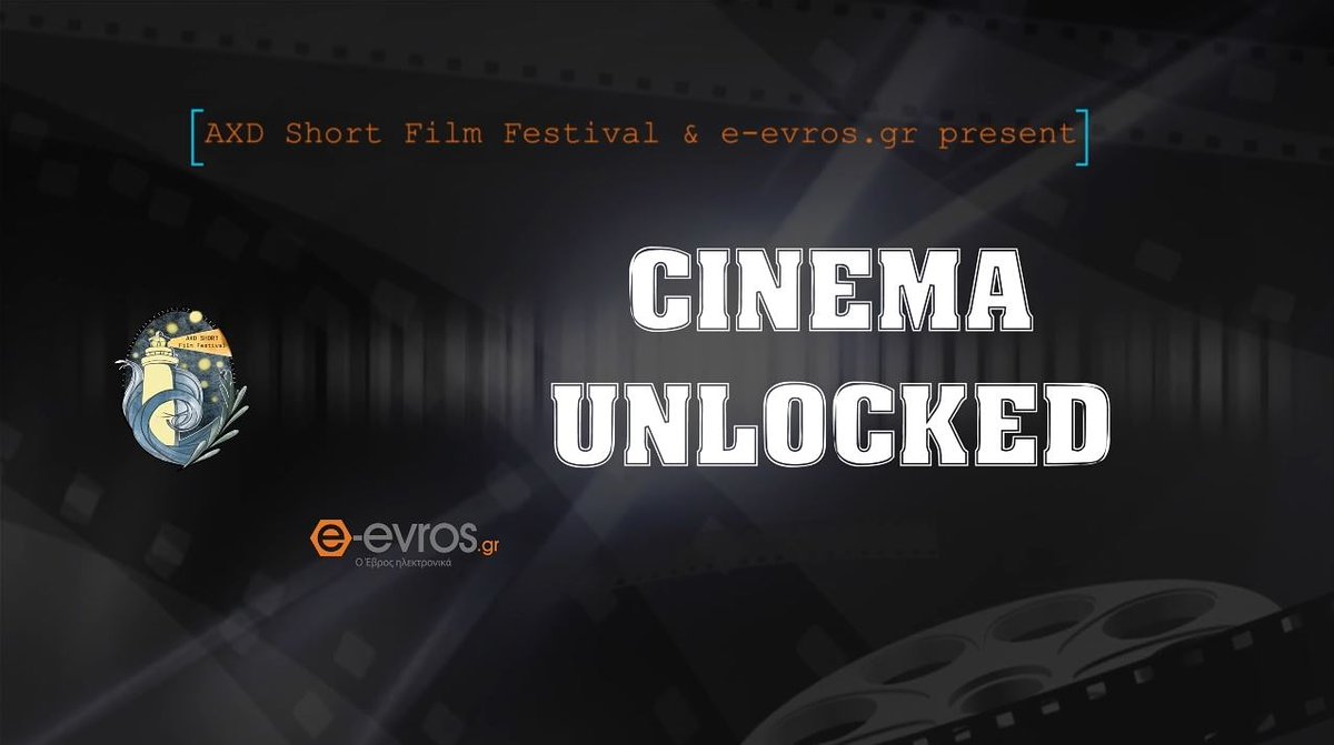 AxdFilmFest's tweet photo. 📽 🔓 #AXDSFF in cooperation with @eevrosgr bring cinema to our houses!

Every Saturday at 21:00 -and for every Saturday during Greece's #lockdown period, we'll have the opportunity to watch short films online....because our imagination can never be locked! https://t.co/py8d1P4lTL