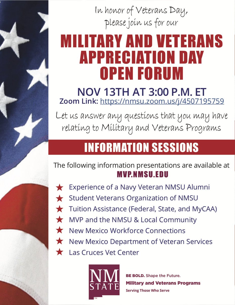 Veterans, thank you for your service!😀 #veterans #NMSU