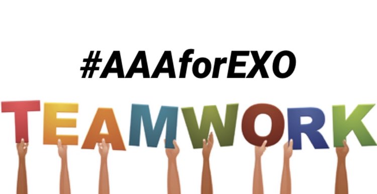 EXO__Sphere's tweet photo. “Strength of the team is each individual Member.
The strength of each member is Team.”
- Phil Jackson
Thanks to #AAAForEXO team. It was nice working with everyone.
Thanks to my team!
I'm Voting For EXO For Favorite Social Artist At The #AMAs @weareoneEXO https://t.co/XbkYEfU7TU
