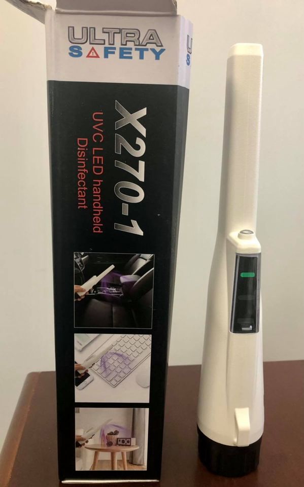 GofastSolutions's tweet photo. New and in stock!!!! 
The X270-1 is a hand held, UVC LED disinfectant!! UVC light is used to inactivate microorganisms by disrupting their DNA/RNA and leaving them unable to reproduce.

Call your sales rep for pricing https://t.co/DgcunAqgnr