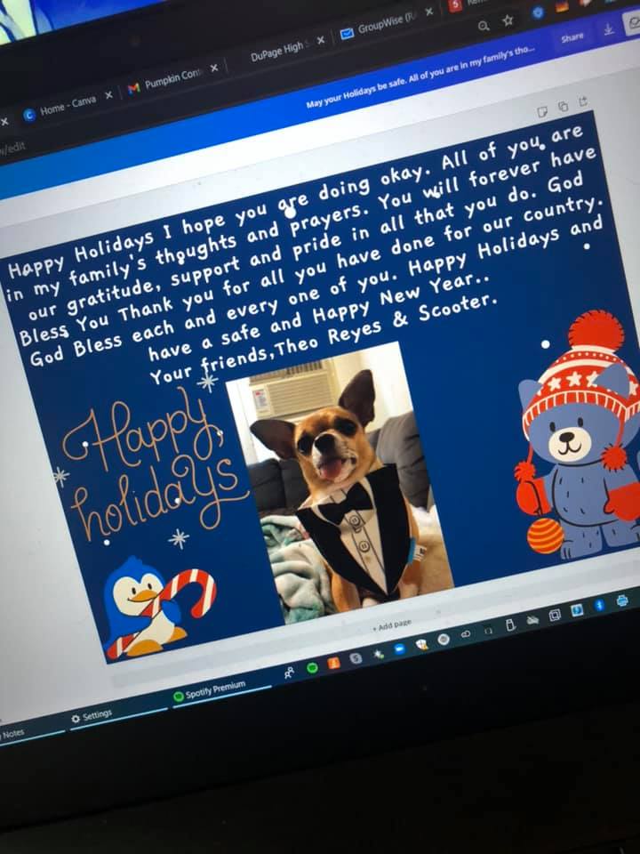 education_wb's tweet photo. My kids are doing a wonderful job on their Veterans Holiday Cards. Can’t wait to get these delivered before the holidays.  They are finding a way t make them as personal as possible in the days of COVID.  Loving the pet pics. https://t.co/niidrJyyho