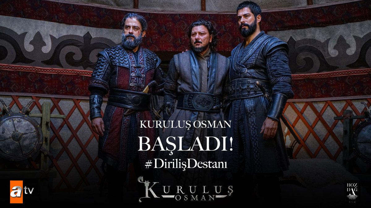 KurulusDizisi's tweet photo. #KuruluşOsman heyecan dolu 33. Bölümü Başladı!

#DirilişDestanı 

@bozdagfilm @atvcomtr https://t.co/HoRxRBUenA