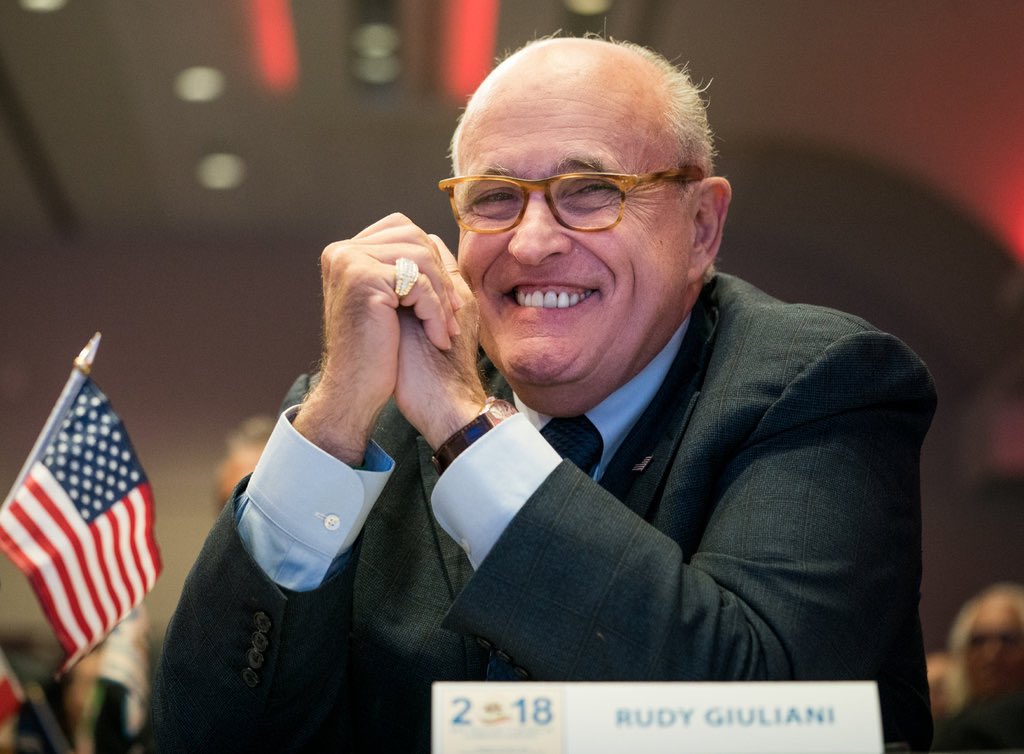 RudyGiuliani's tweet photo. Thank you to the 1M that are following me here! I enjoy our interchange and hope you are learning as much as I am. God bless you and God bless our homeland🇺🇸 https://t.co/V0txSgWimr