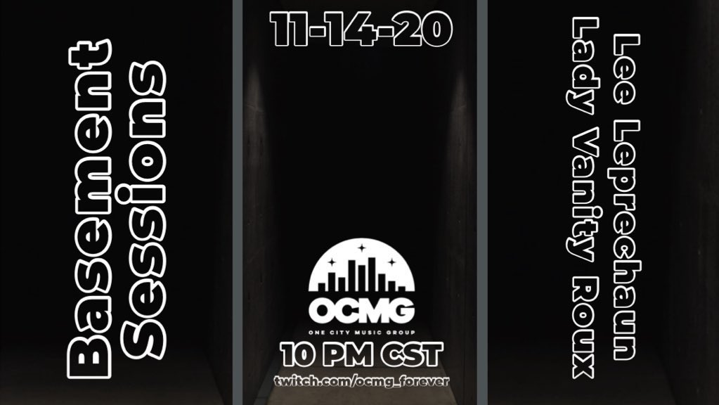 OCMG_Forever's tweet photo. Basement Sessions:
Lee Leprechaun | Lady Vanity Roux
Saturday at 10pm on Twitch!
https://t.co/WlWTOaaDyo
#ocmg #ocmgforever #edmdfw #twitch #disco #housemusic #basshouse #basementsessions https://t.co/p4wod524Lm