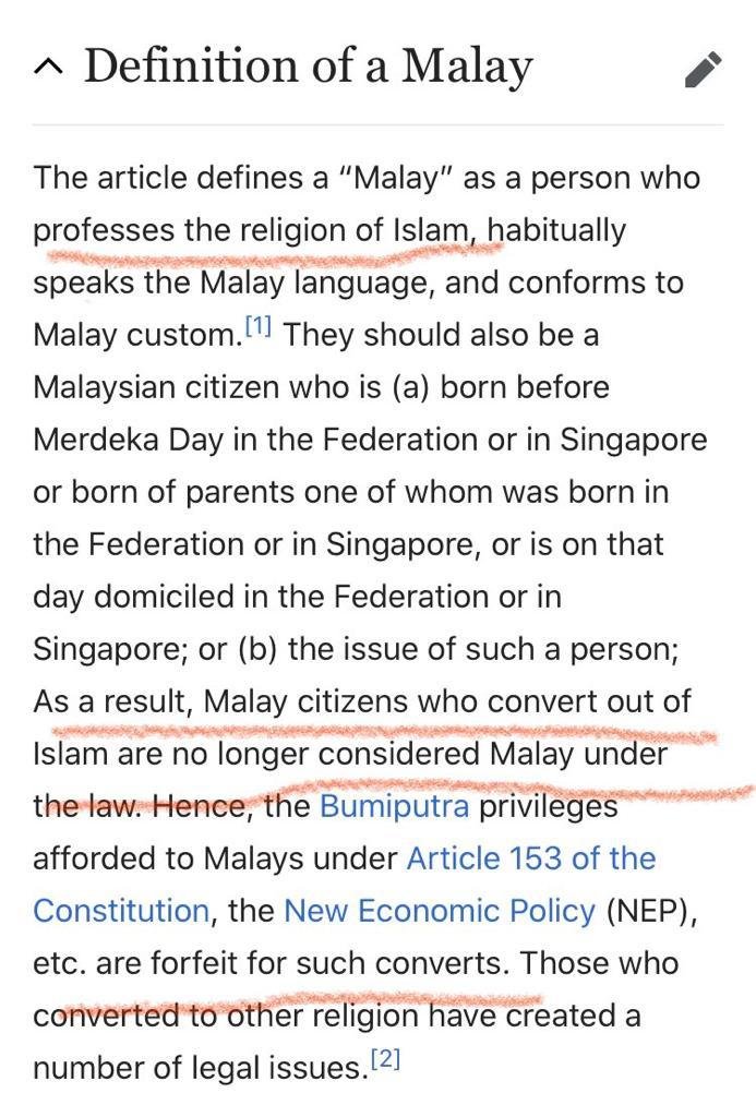 Almost every Muslim majority country discriminates against other faiths, sanctioned by its law.Even educated, prosperous democracies like Malaysia have several sections (3,111,160) in their constitution that recognize Islam as state religion & discriminate based on religion.