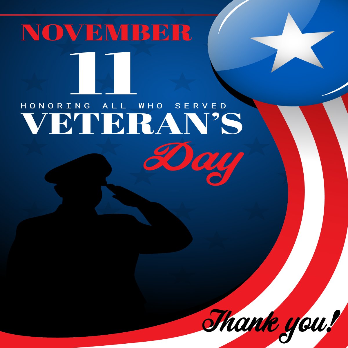 TheCC2020's tweet photo. To all veterans of all branches: Thank you for your sacrifice, your bravery, and the example you set for us all. Thank you for your service!
#TheCreativeConnection #buildingbrandsandrelationships #websites #socialmedia #socialmediamanagement #design #smallbusiness #newbusiness https://t.co/dSWdVw4EDr