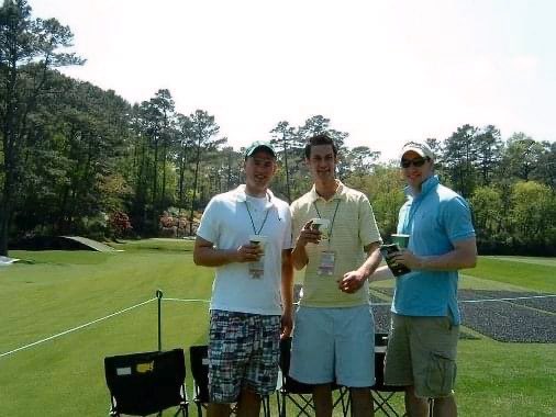 sportstalkmatt's tweet image. The Masters ... my only time at Augusta ... remember this pic @sunnyspades lol!! 

For the record -
The sun was burning my neck!! #popthecollar #Masters #DailyJuice