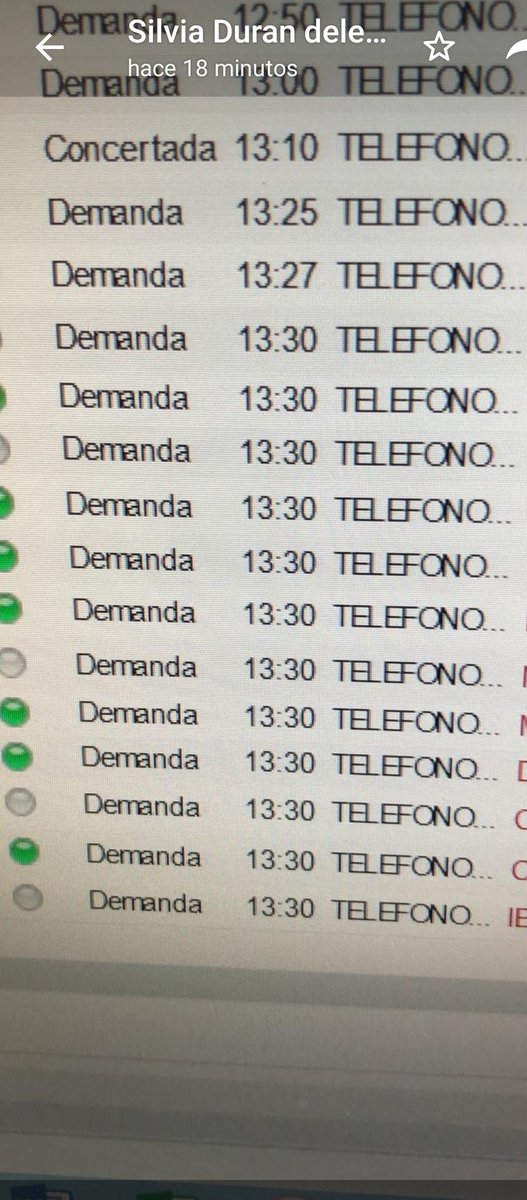 12 pacientes citados a la misma hora. Probablemente después de otros 50 o 60 antes. Vergonzoso. Un despropósito.  Falta de respeto. ¿Promoción y prevención de la salud?Esto es lo que tenemos en AP. Una basura de atención.