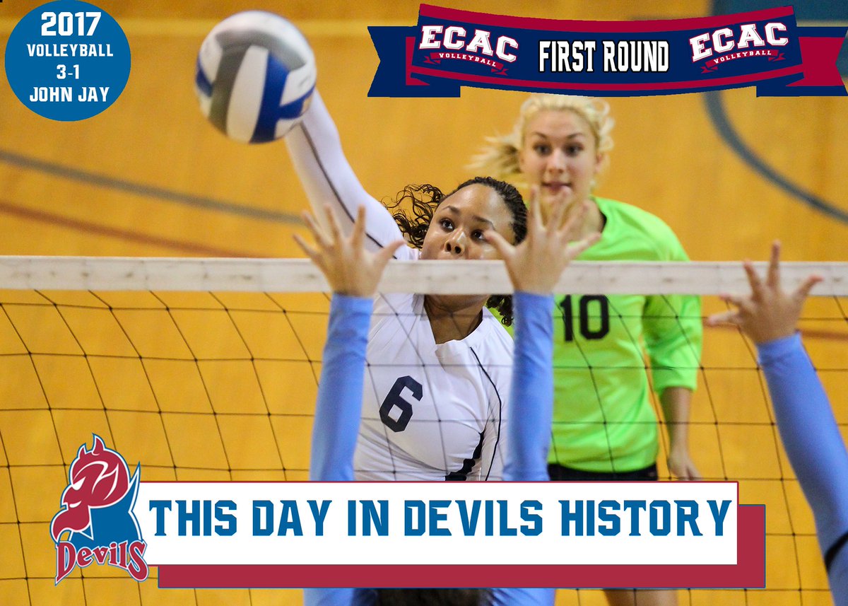 FDUDevils's tweet photo. 11~11~17: @FDUVolleyball won its 2️⃣6️⃣th game of the season, and advanced in the ECAC Tournament
#ThisDayInDevilsHistory 🗓 

How it happened ⬇️ 

🏐 Courtney Conte ➡️ 34 assists 
🏐 Melissa Gaffney ➡️ 13 kills 

#HeatsRising🔥| #HornsUp🤘 https://t.co/k92hXX8QlF