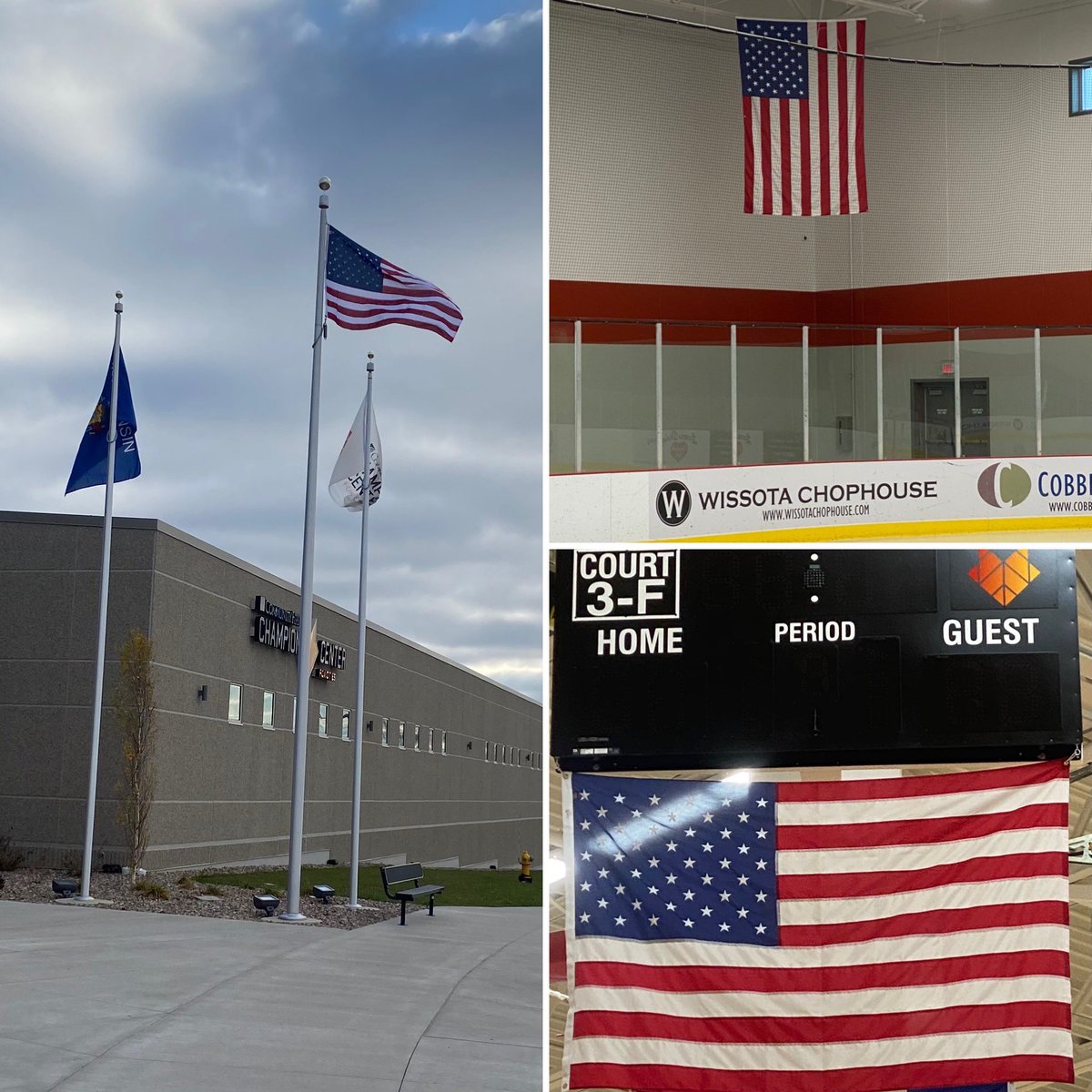 ChampionCtr's tweet photo. Thank you to all who have served! Happy Veterans Day 🇺🇸🇺🇸🇺🇸
#VereransDay #ThankYou #ThankAVet #wisconsinveterans #USA #AmericanFlag #ExploreFoxCities #FoxCities #FoxCitieswi #championcenter https://t.co/Ku2qTT6gOj