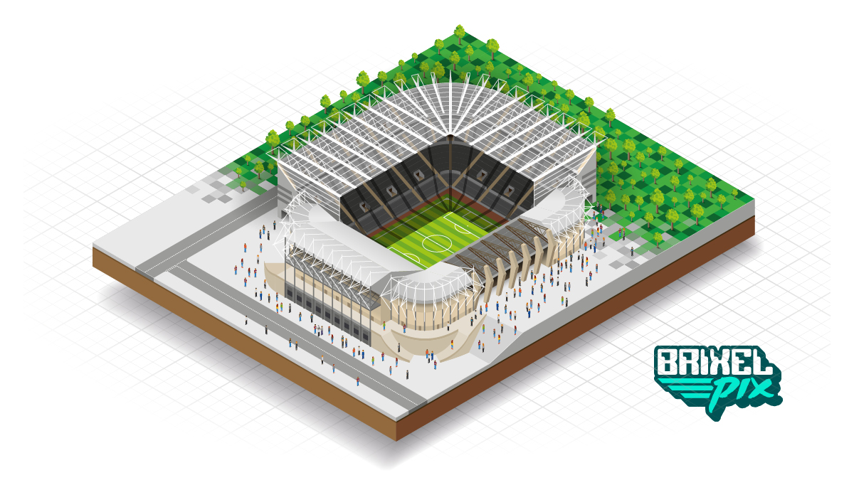 brixelpix's tweet photo. @emil_franchi do you like my St James Park illustration? You may notice someone familiar if you zoom in... https://t.co/Gm1TpO6SZH