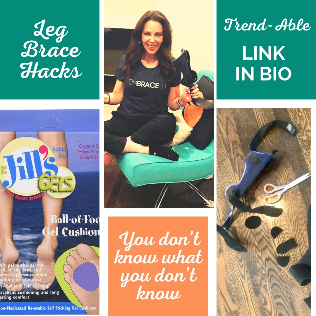 LainieIshbia's tweet photo. Have you read my Hacks For AFO’s Post? Check out my new fav product for relieving foot pain and toe rubbing @dr.jill’sfootpads and more here: https://t.co/CKXkCJ3KhY  #afo #footproblems #legbraces #neuropathy #disabilty #footdrop https://t.co/60CWC1yjFX