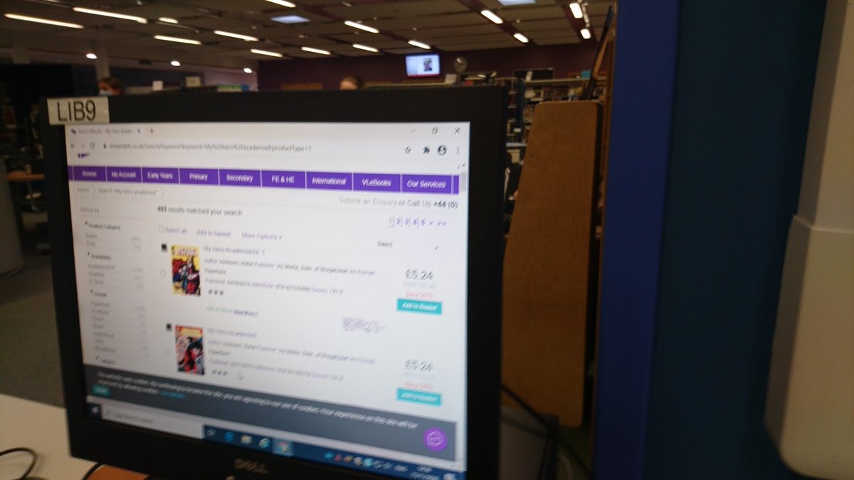 LibEllonAcad's tweet photo. Busy Wednesday afternoon - S1 Library period.   Next books in the series not in stock.......#pupilvoice  #bookselection  #persuasivewriting   #librarybudgets https://t.co/Ti2Pq0xLtC