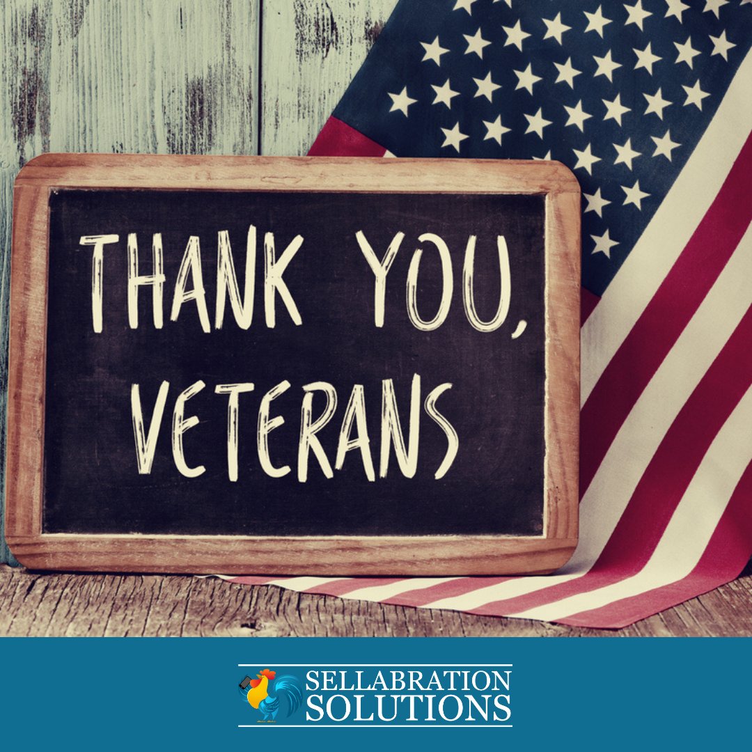 sellabrationtn's tweet photo. From the Sellabration Solutions team to our veterans - Thank You 🇺🇸  🙏 #veteransday2020 #veterans #grateful #thankyou https://t.co/5aSdh9oLJV