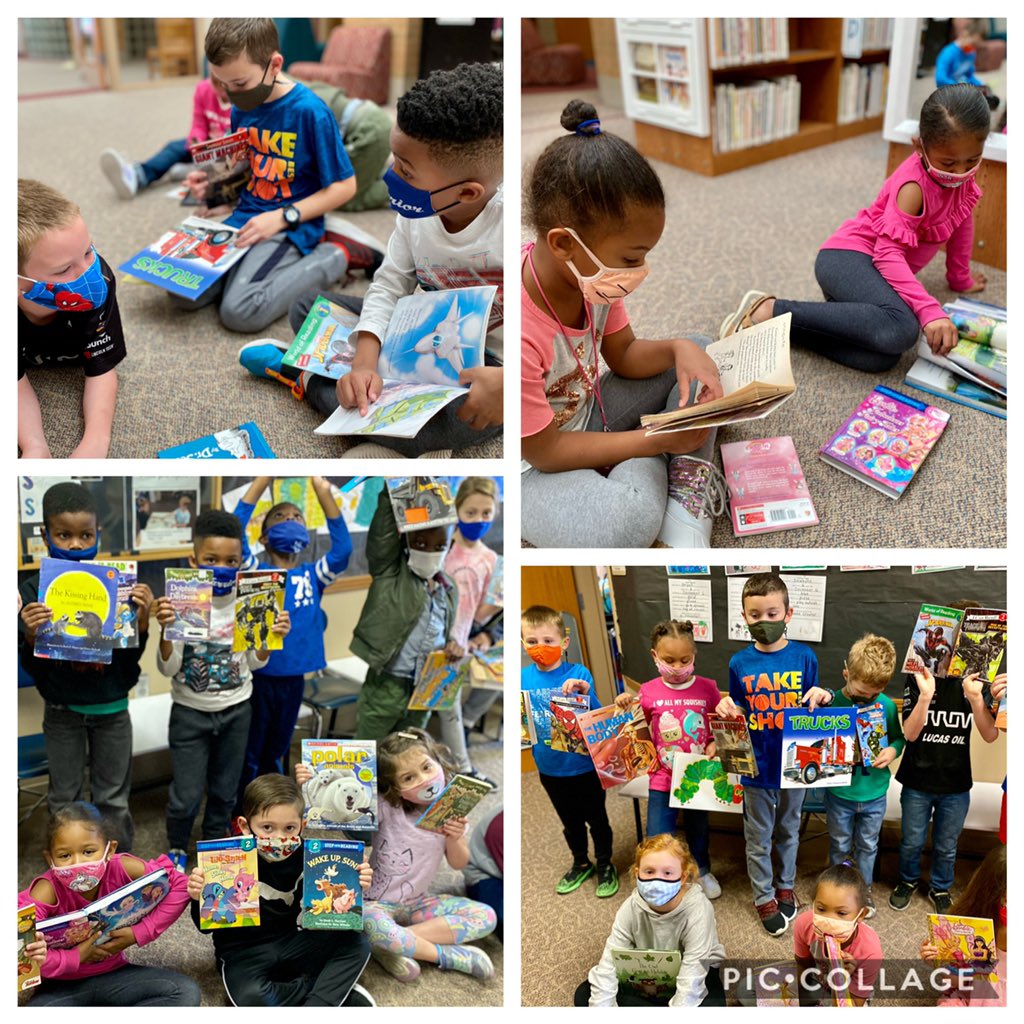 These 1st graders were super excited for Book Bonanza today with <a href="/MrsKussyBSE/">Maria Kussy</a> <a href="/BSEhseIN/">BSE-HSE</a> <a href="/HSESchools/">Hamilton Southeastern Schools</a>